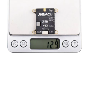 JHEMCU 2.5W VTX 5.8G 40CH可调FPV发射器4k内置麦克风散热器，适用于2-6s 30x 30mm毫米遥控飞机远程 - Product Image 6