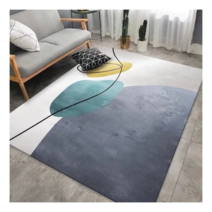 Factory Wholesale Custom Modern Design Polyester Machine Rug Anti Slip Carpets Teppich Home Decor for Living Room Bedroom - Product Image 2