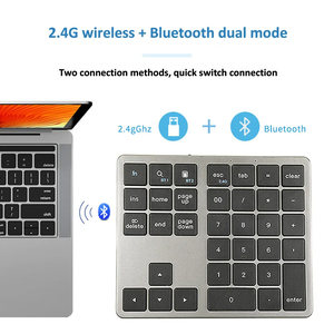 2.4G Bluetooth Numpad Ultra-sottile Wireless Numpad USB ricaricabile tastierino numerico K35 per la tastiera digitale finestra Android IOS