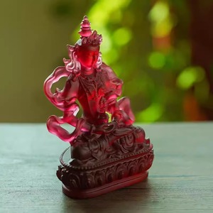 Kristal tibet ezoteric budist heykelleri el-oyma Amitayus buda ev/budist tapınağı zarif dini ev dekorasyon