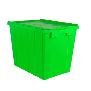 保管用リッドコンテナプラスチックトートムービングボックス付きリッドコンテナ - Product Image 4