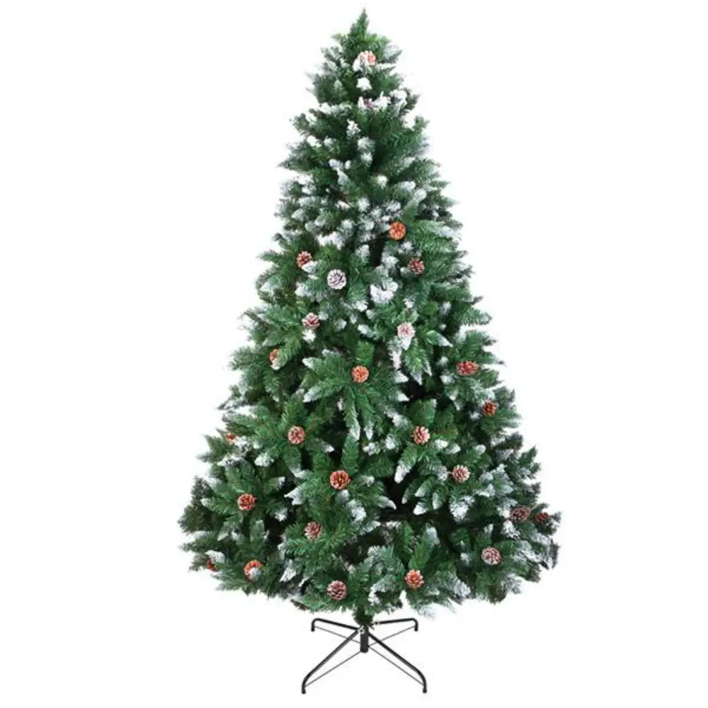 Venta al por mayor 7ft gran casa Navidad cono del pino decoración PVC Artificial Xmax árbol