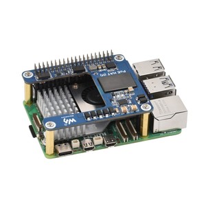 Potenza su cappello Ethernet (H) per lampone Pi 5 / CM 5, uscita 5V 5A, supporta 802.3af/allo Standard di rete - Product Image 4