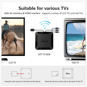 GYS 2023 X96Qクアッドコア2.4g 4k Android 11サポートOEMブランドアプリインストールX96qスマートテレビボックス