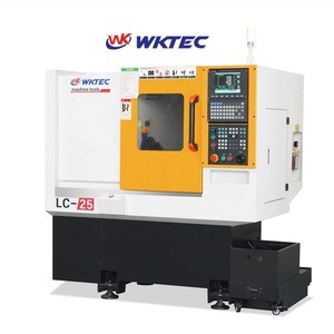 LC-25 High Quality Syntec <strong>CNC</strong> Controller Slant Bed Turning Center 220v <strong>CNC</strong> <strong>Lathe</strong> <strong>Machine</strong> <strong>with</strong> <strong>C</strong>-<strong>axis</strong> for Metal Automation - Product Image 1