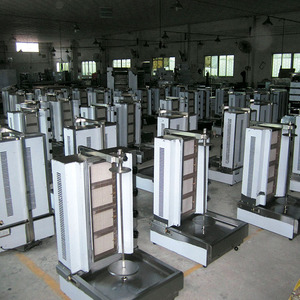 全自动<span class=keywords><strong>shawarma</strong></span>机器doner烤肉机烧烤机2/3/4/5/6燃烧器燃气烤架