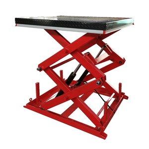 Stationary Hydraulic Scissor Lift <strong>for</strong> <strong>Loading</strong> <strong>and</strong> <strong>Unloading</strong> Containers Heavy Working <strong>Platform</strong> - Product Image 2