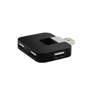 迷你USB集线器4端口USB 2.0扩展器Hab方形可折叠多分离器微型适配器笔记本电脑配件 - Product Image 6