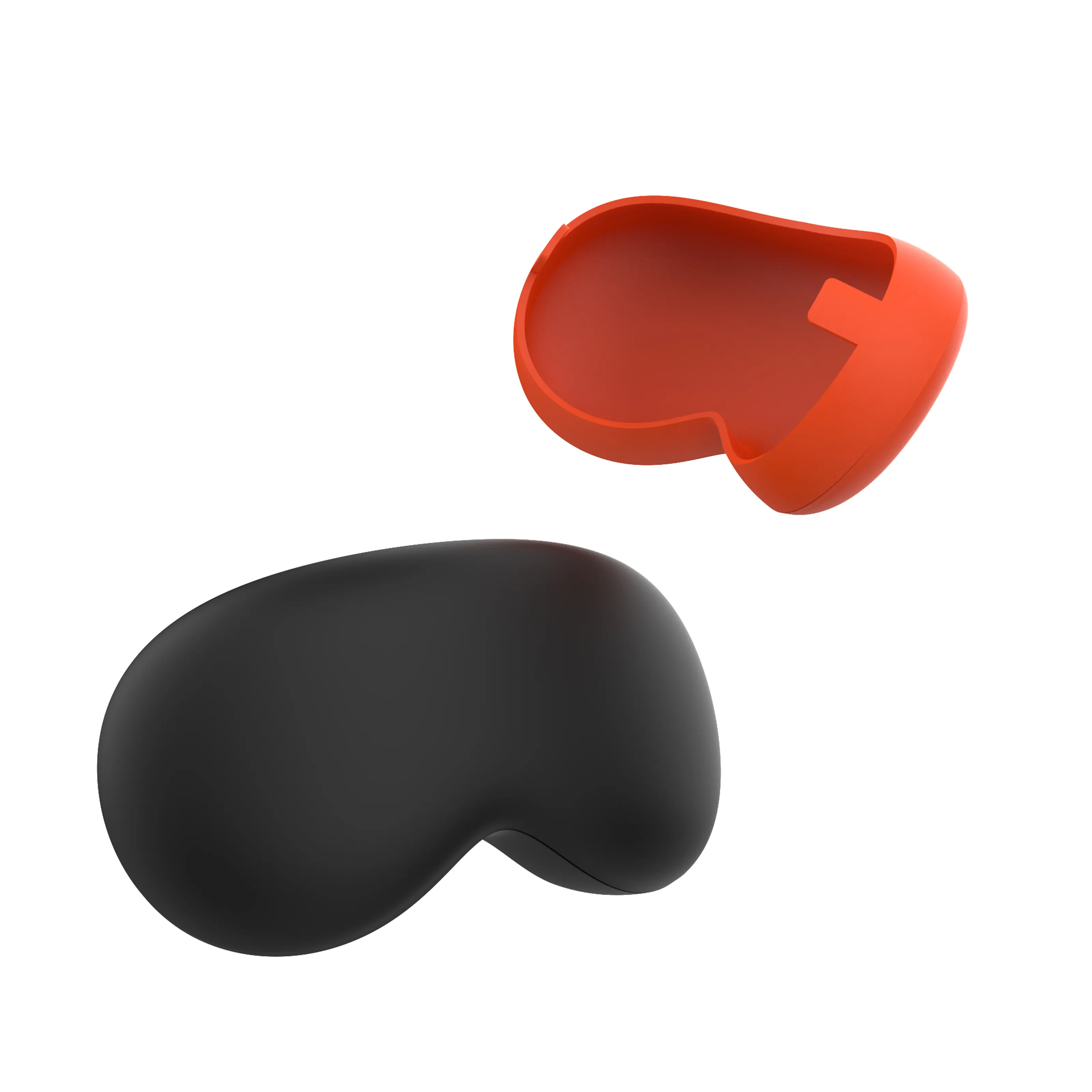 Leyi ชุดหูฟังขายร้อน MR VR AR ครอบคลุมป้องกันกีฬาแว่นตาซิลิโคน 3D เปลือกกันกระแทกสําหรับเคส Vision Pro