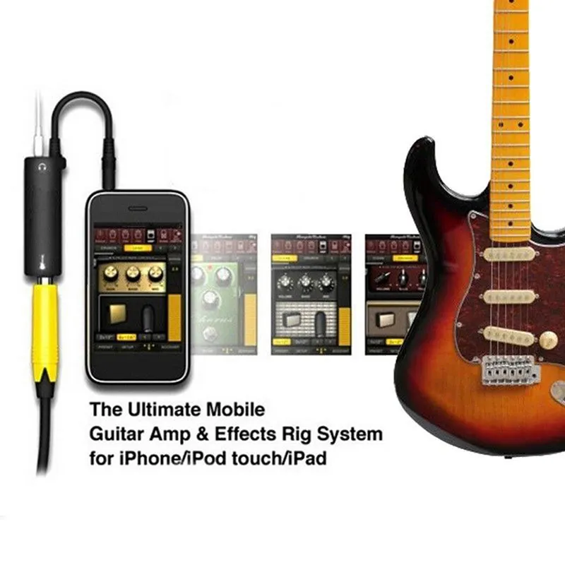 Лидер продаж, гитарный Интерфейс I-rig, преобразователь, сменная гитара для телефона, гитарный аудио интерфейс, гитарный тюнер, гитарный линейный конвертер