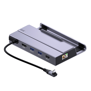 7 In 1 Aluminium Rog Ally Docking Station Stoomdek Rog Ally Rj45 4K Voor Hdmi Hub Dual Usb 3.2 Usb C Poorten Oled Stoom - Product Image 2