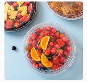 Disposable Microwave Safe <strong>Rectangular</strong> Take Away Food <strong>Container</strong> <strong>Lids</strong> Transparent Black 500ml--2000ml Capacity Injection Storage - Product Image 3