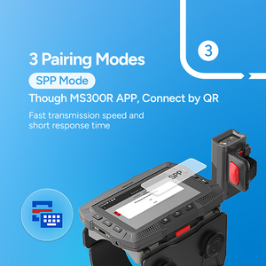 MEFERI MS300R mini leitor de código QR anel de dedo 2D barcode <span class=keywords><strong>scanner</strong></span> Bluetooth código de barras <span class=keywords><strong>scanner</strong></span> sem fio QR <span class=keywords><strong>code</strong></span> <span class=keywords><strong>scanner</strong></span> com NFC