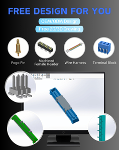 2.54มม. 40พินชุบทอง PA6T PCB 2X5ขาสองแถวตรงหัวเข็มตัวผู้2.54มม. ส่วนหัวของตัวผู้ - Product Image 6