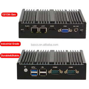 Cheap Price Win 10 11 Server Embedded Linux Router 2 Dual <strong>Lan</strong> X86 Celeron N2840 J1900 J4125 Industry Fanless Industrial <strong>Mini</strong> <strong>Pc</strong> - Product Image 1