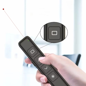 Portatile potente luce rossa laser penna Clicker puntatori telecomando professionale USB Wireless puntatore PPT presentatore