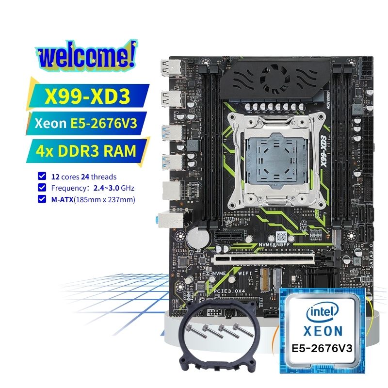X99-XD3/E5-2676V3/Fan base