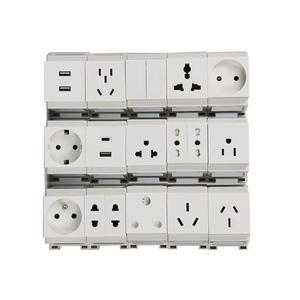 Din Rail <strong>Socket</strong> <strong>Multi</strong>-<strong>functional</strong> <strong>Socket</strong> English Modular <strong>Socket</strong> - Product Image 1