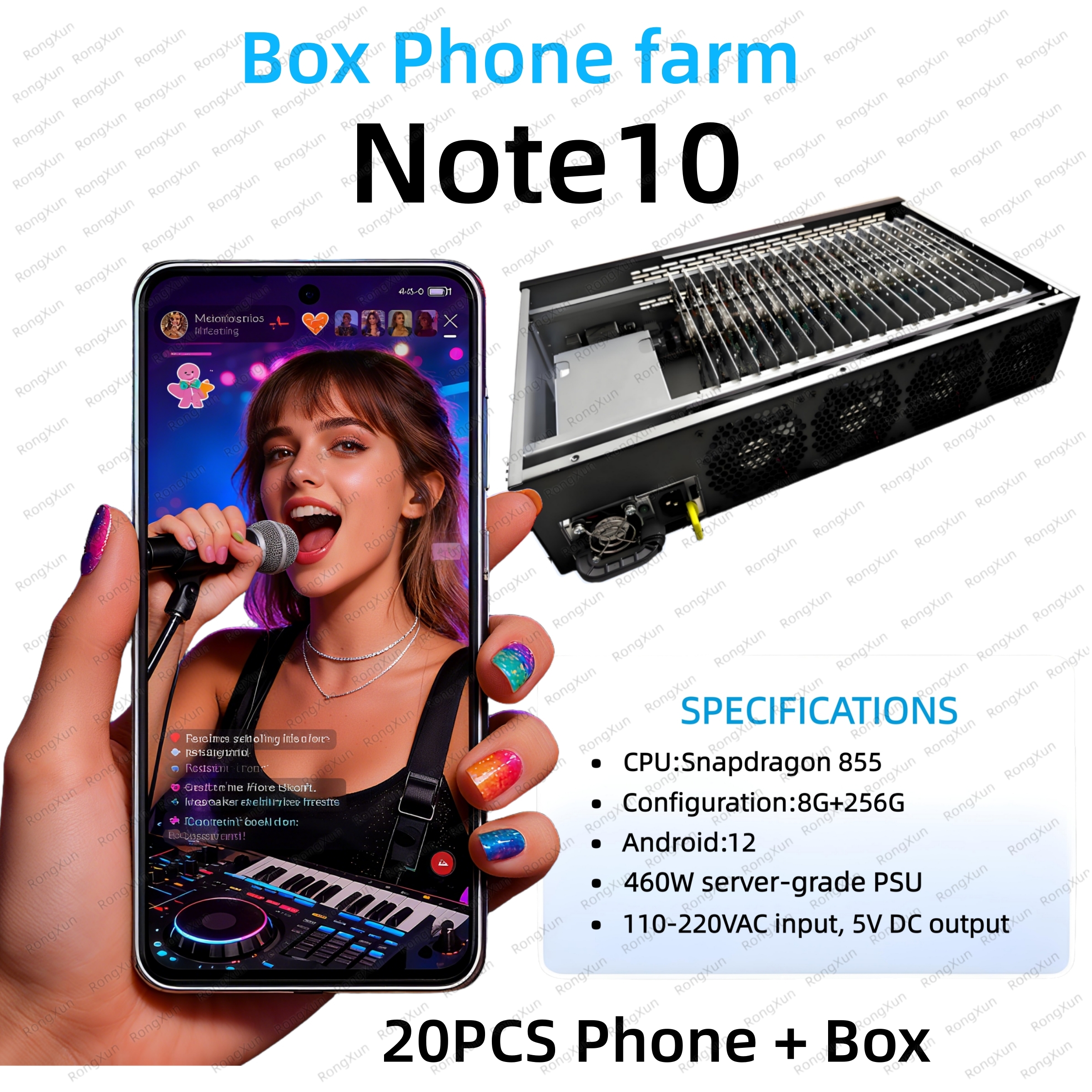 Para Samsung Note10 20PCS Teléfono + Caja