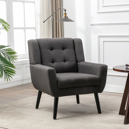 Dark Gray + Upholstered