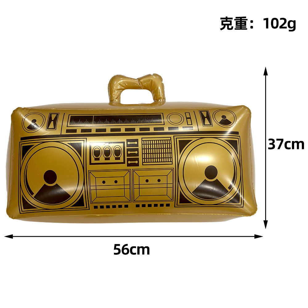 56*37cm radio de oro