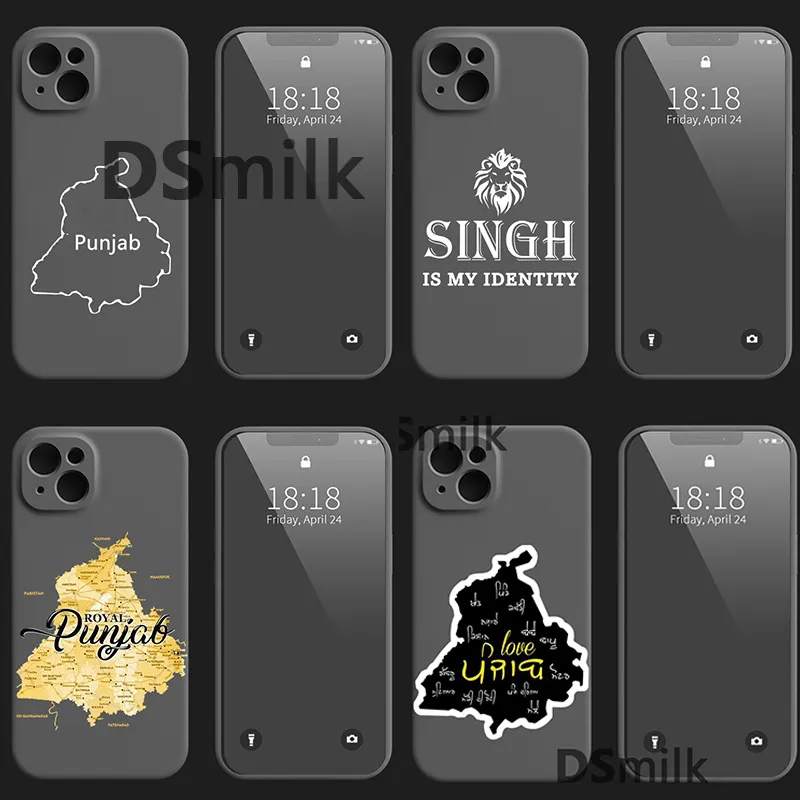 Пенджаб карта Sikhs чехол для телефона iPhone 15 14 13 Pro 12 11 Pro Xs X XR Max 8 7 Силиконовые чехлы мягкий чехол для Samsung Galaxy S24