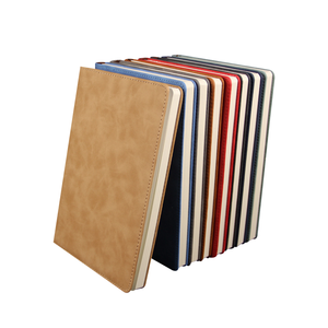 Cuadernos de negocios de cubierta suave de cuero PU liso A5A6 personalizados para estudiantes, diario, Agenda, libro, cuaderno de tapa dura de papel escolar - Product Image 2
