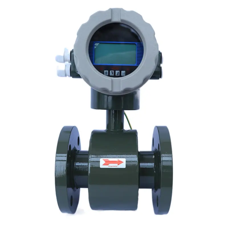 Prijs Elektromagnetische Flowmeter SS304 Materiaal Magnetische Afval Water Flowmeter DN80 DN100 Sanitaire Vloeibare Flow Meter