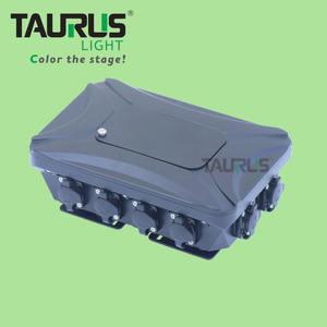 IP65 <strong>1</strong> in 8 <strong>Output</strong> DMX Isolated or Wireless Splitter 8 Console DMX 512 LED Signal Splitter Can with Powercon True <strong>1</strong> <strong>Input</strong> - Product Image 1