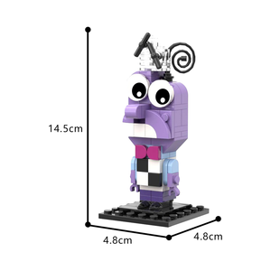 GoldMoc yaratıcı Emojis Mini şekil yapı taşı oyuncak MOC-137376 korku <span class=keywords><strong>Fear</strong></span> headz modeli yapı taşları montaj oyuncaklar
