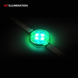 プロジェクト用途長寿命IP68屋外建物ファサード照明40mm RGB DMX LEDピクセルポイントライト - Product Image 5