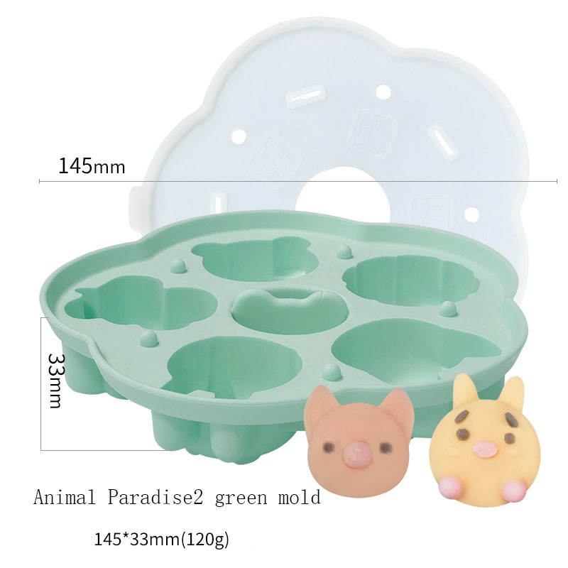 D5066-9 Animal Paradise2 moule vert