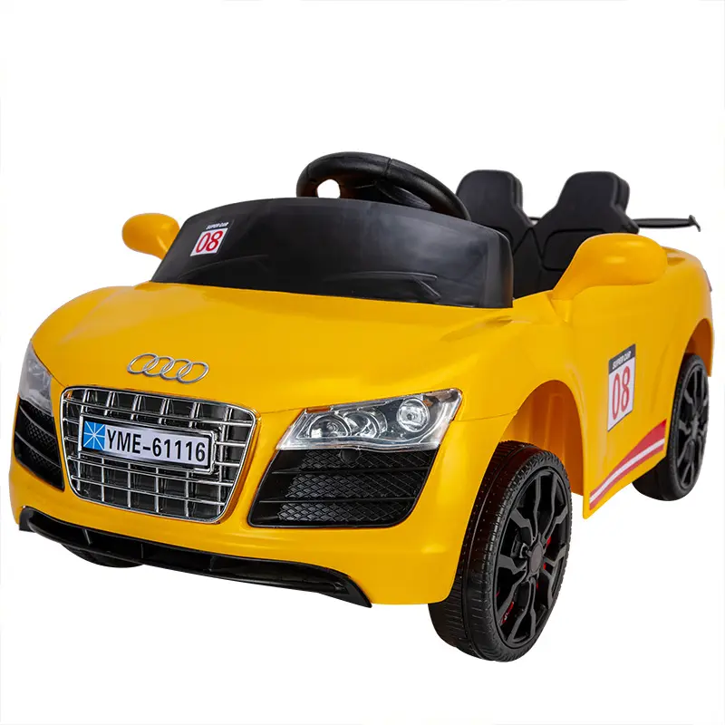 4 ruedas motrices de alta calidad paseo eléctrico USB Big Kid Ride niños coche niñas y niños Juguetes Coche de juguete niños coche eléctrico paseo en 12 V