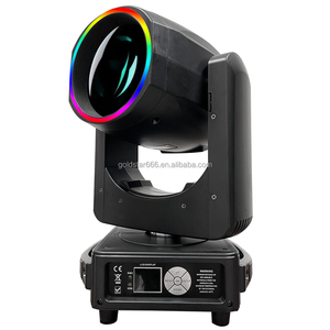 CE LED Party DJ Moving Head Beam Lights 295w mit LED-Rin glicht rahmen Zoom Stage Led Profil licht Ellipsoid profil DJ Bar - Product Image 3
