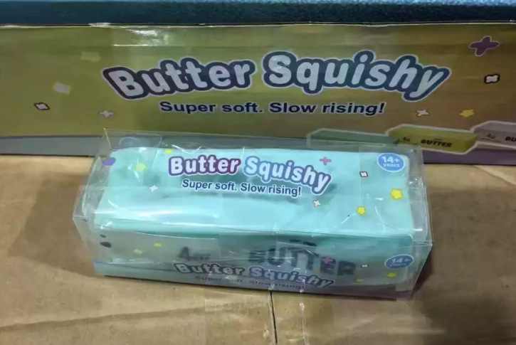 Butter stick-building block style boxed-blue
