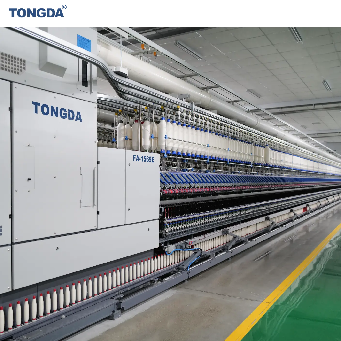 TONGDA FA1569 Ring Spinning Frame Machine Molino textil Línea de producción de hilo de algodón para máquinas de hilado