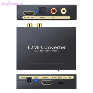 适用于PS5 4电视的4k至光学SPDIF支持5.1 + RCA L/R音频视频提取器转换器分离器适配器 - Product Image 3