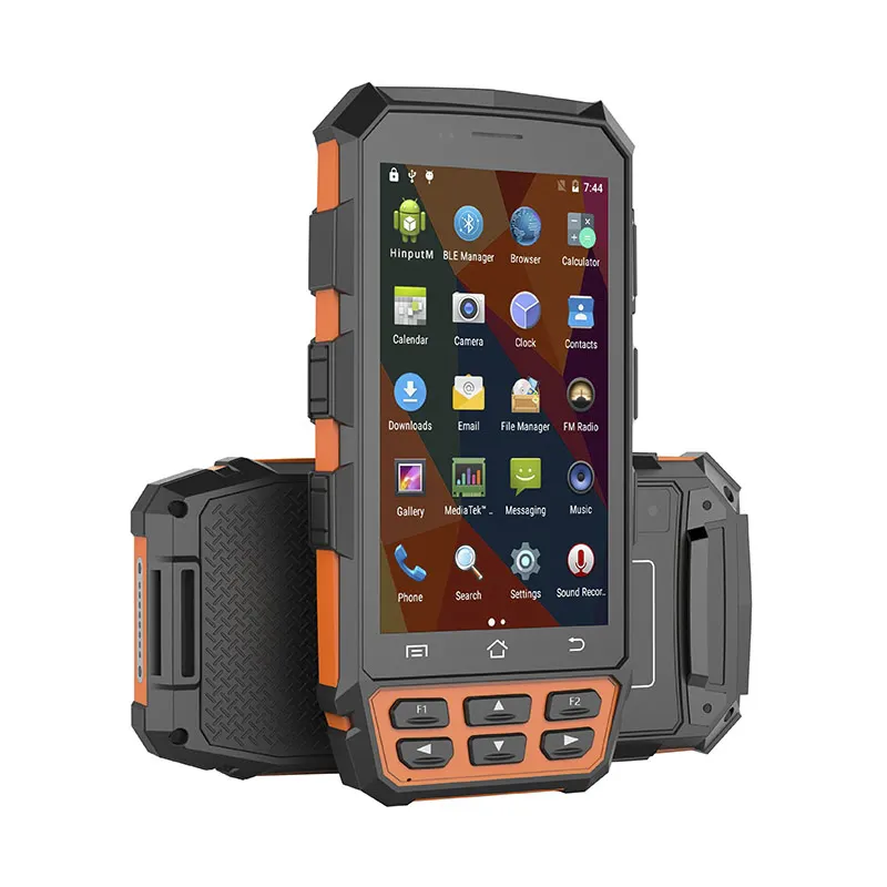 PDA Rugged Android 7,0 escáner de código de barras de mano con tarjeta Sim