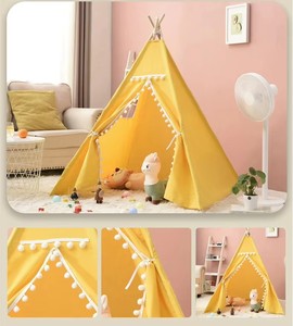 1.35m lều cho bé chơi nhà tóc giả cho trẻ em xách tay trẻ em TIPI Lều <span class=keywords><strong>teepee</strong></span> Tipi infantil Kid Lều cô gái chơi phòng - Product Image 5