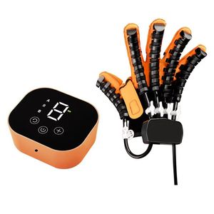 Wholesale Electric Smart <strong>Robot</strong> Gloves Five Finger Finger <strong>Trainer</strong> Hand Recovery Massage Instrument Electric Recovery Gloves - Product Image 1