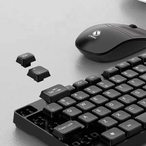 X517 fábrica al por mayor mejor negocio barato teclado y ratón USB con cable 104 teclas teclado ergonómico escribir ratón - Product Image 2