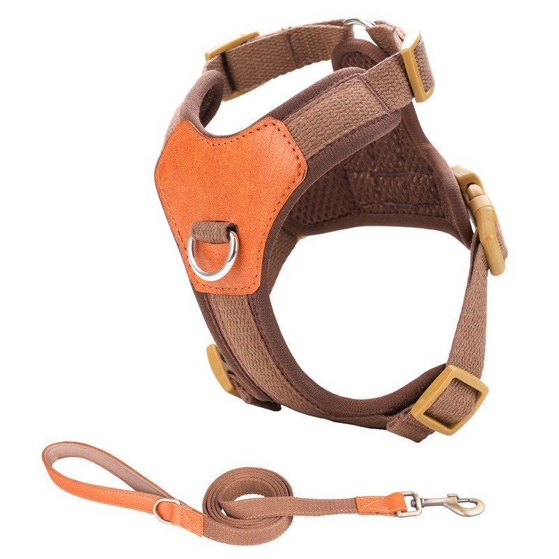 Ensemble de cordes en cuir véritable : Marron