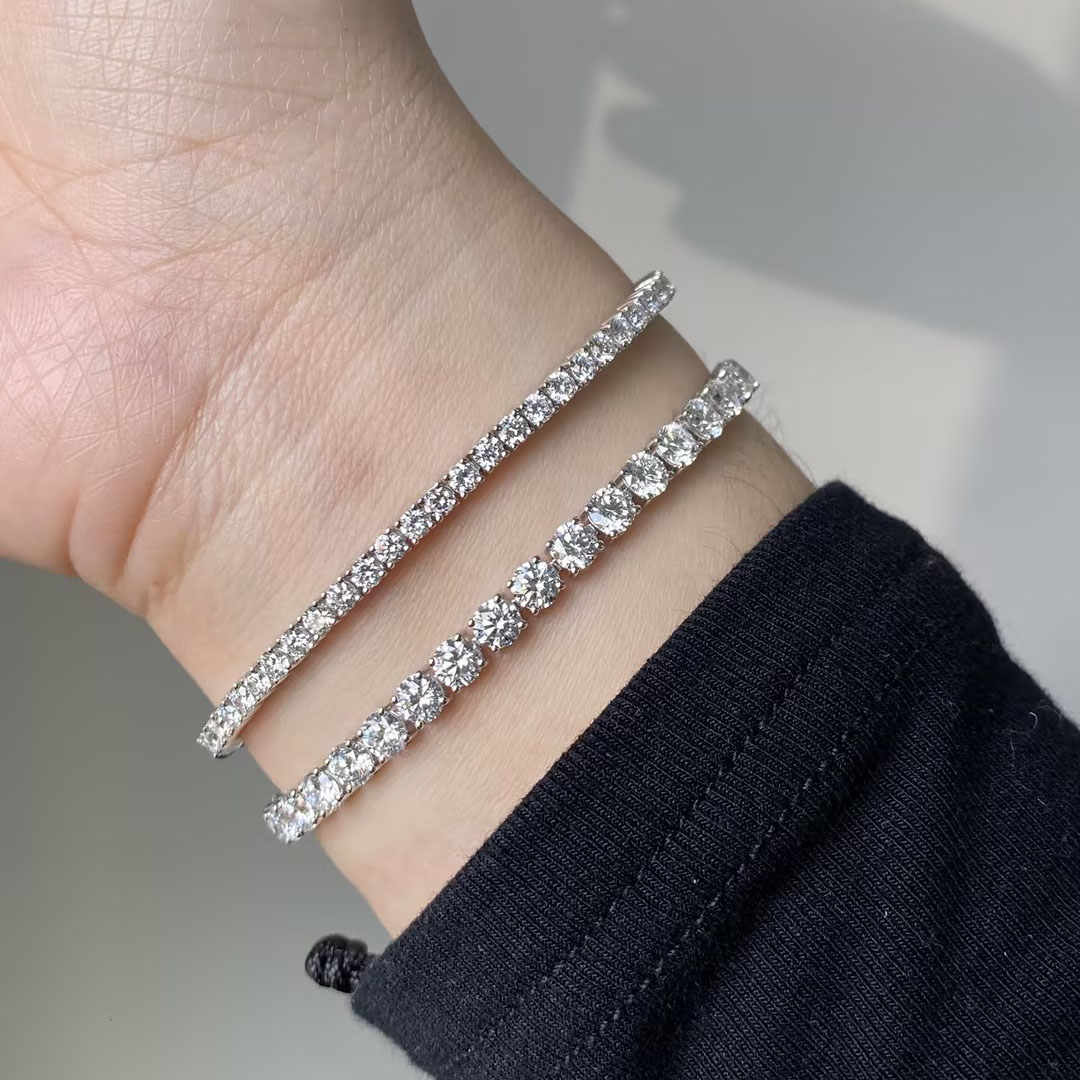 Diamant de 10K YG 4MM