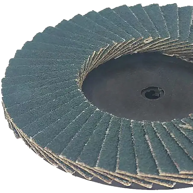 Cuộn khóa Flap Sanding đĩa thay đổi nhanh chóng Zirconia alumina Mài bánh xe để đánh bóng kim loại sắt gỉ loại bỏ