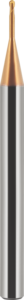 高速涂层立铣刀4/6槽直柄锡/Altin加工可定制65 HRc铣刀硬质合金 - Product Image 2