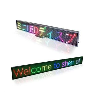Bacheca per messaggi in movimento a led programmabile controllata da app P5 lavagna per messaggi a scorrimento wi-fi super sottile per affari - Product Image 6