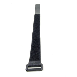 Gran oferta, organizador de cables de gancho y bucle, 1 "x 14", correa de Cable reutilizable con bucle de gancho negro, Manténgalo limpio - Product Image 2