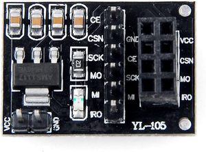 NRF24L01 3.3Vワイヤレスアダプターモジュール8ピンソケットアダプタープレートボードロボットカー用IC製品タイプ - Product Image 4