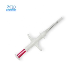 Rfid identificazione degli animali Microchip <span class=keywords><strong>Transponder</strong></span> per cani Micro <span class=keywords><strong>Chip</strong></span> con siringa Icar Tag di vetro per FDX-B 134.2khz Pet - Product Image 5