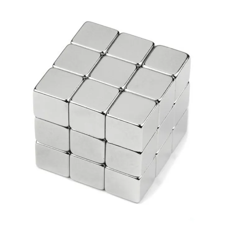 Étanche Ndfeb petit magnétique N52 Ferrite terre rare moteur Cube Super fort générateur Permanent aimant néodyme pour capteur